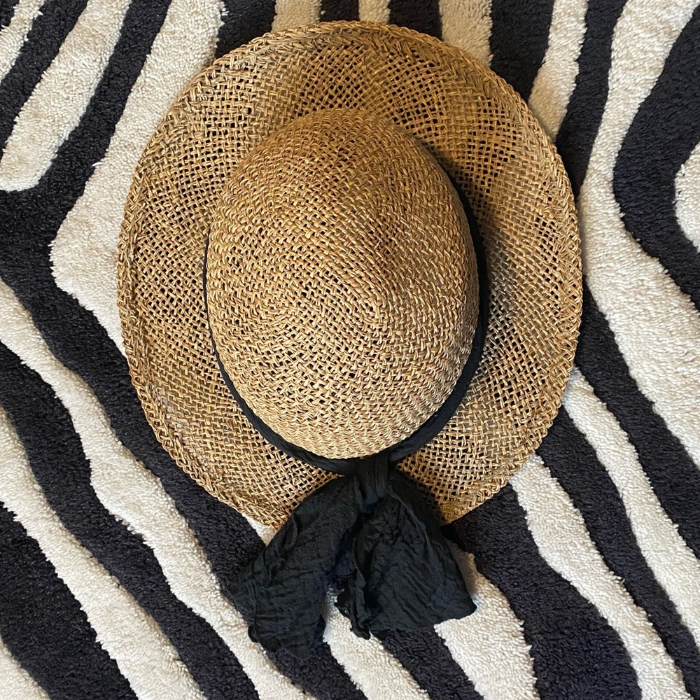 Woven beach hat